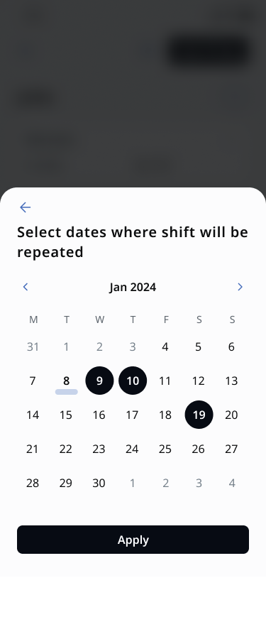 Recurring Dates