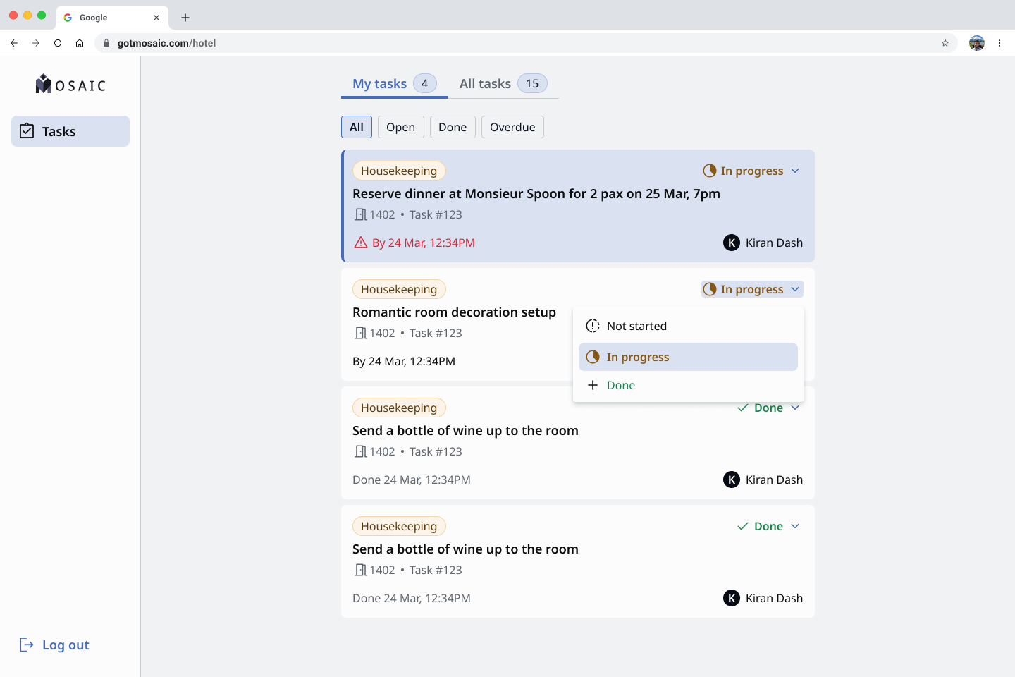 Status Management