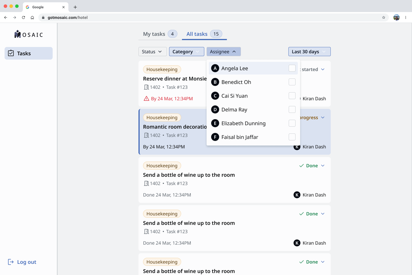 Assignee Management