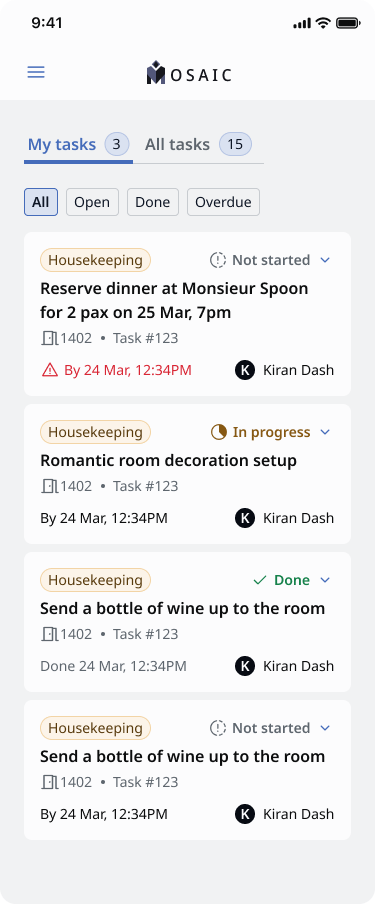 Mobile Task List